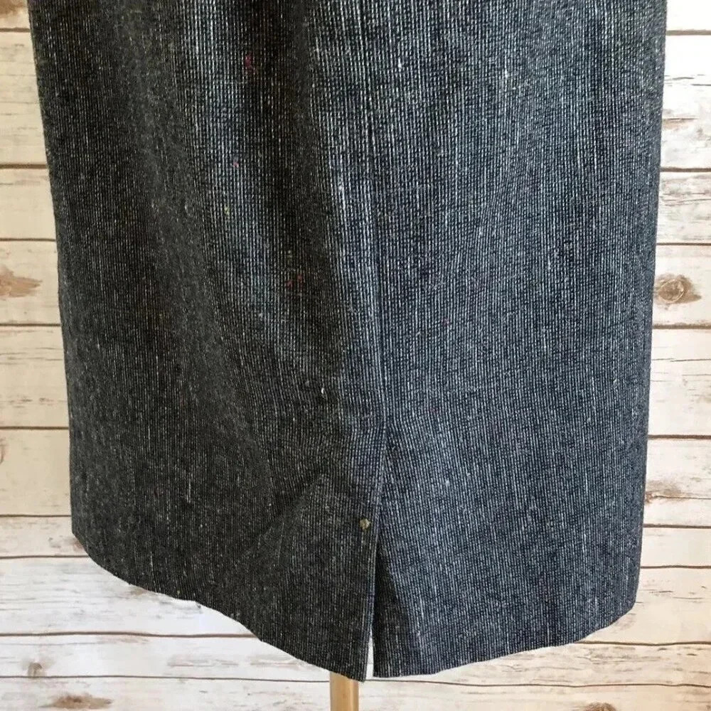 Women Fully Lined Straight Mid Calf Career Multi-Colored Skirt Size Small 10 - Picture 9 of 12